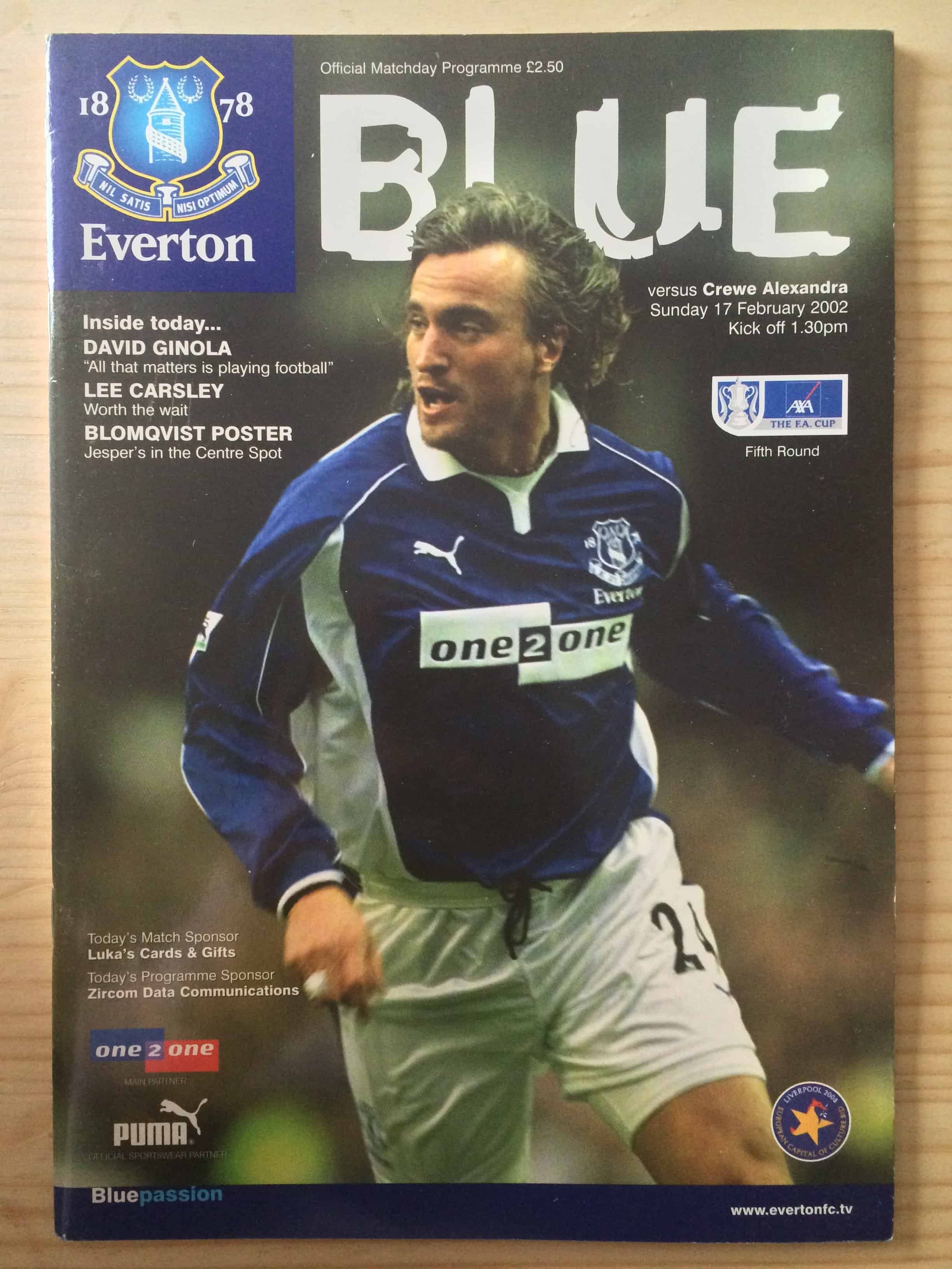 Everton FC v Crewe Alexandra FC